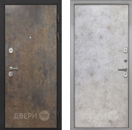 Входная металлическая Дверь Интекрон (INTECRON) Гектор Гранж Гладкая Мрамор светлый в Балашихе