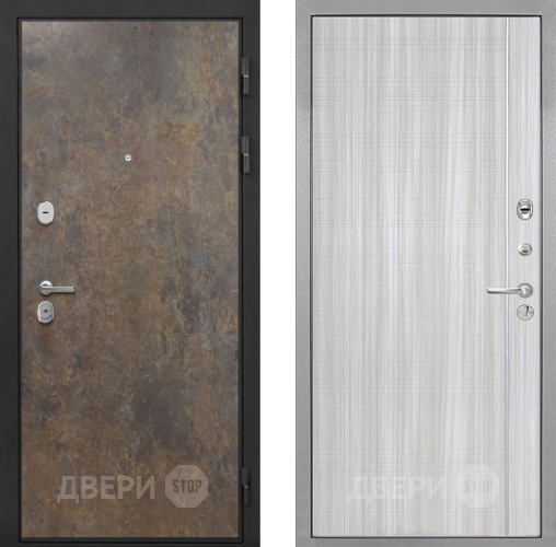 Входная металлическая Дверь Интекрон (INTECRON) Гектор Гранж В-07 с молдингом Сандал белый в Балашихе