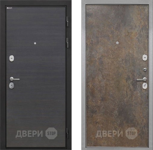 Входная металлическая Дверь Интекрон (INTECRON) Гектор Эковенге Гладкая Гранж в Балашихе