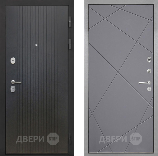 Входная металлическая Дверь Интекрон (INTECRON) Гектор ФЛ-295 Лучи-М Графит софт в Балашихе