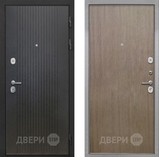 Входная металлическая Дверь Интекрон (INTECRON) Гектор ФЛ-295 Гладкая шпон Венге коричневый в Балашихе