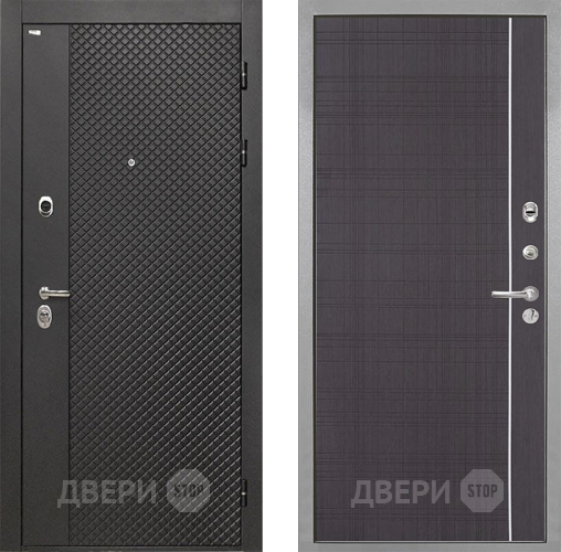 Входная металлическая Дверь Интекрон (INTECRON) Олимпия Black 4К В-07 с молдингом Венге в Балашихе