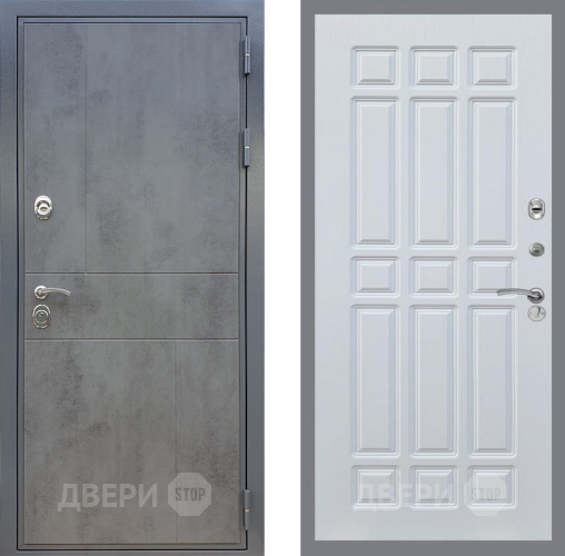 Дверь Рекс (REX) ФЛ-290 FL-33 Белый ясень в Балашихе