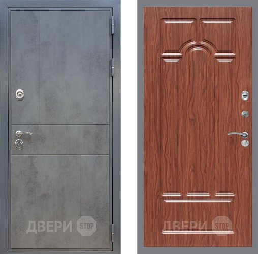 Входная металлическая Дверь Рекс (REX) ФЛ-290 FL-58 орех тисненый в Балашихе