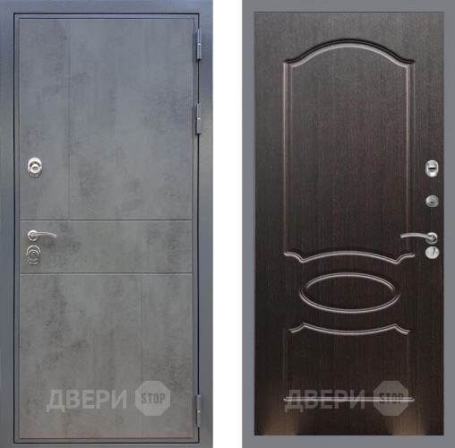 Входная металлическая Дверь Рекс (REX) ФЛ-290 FL-128 Венге светлый в Балашихе