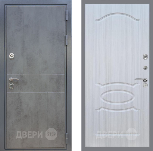 Входная металлическая Дверь Рекс (REX) ФЛ-290 FL-128 Сандал белый в Балашихе