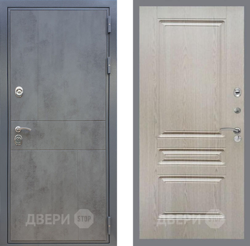 Входная металлическая Дверь Рекс (REX) ФЛ-290 FL-243 Беленый дуб в Балашихе