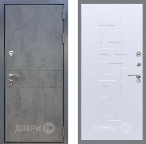 Входная металлическая Дверь Рекс (REX) ФЛ-290 FL-289 Белый ясень в Балашихе