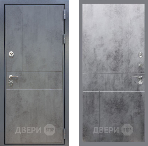 Входная металлическая Дверь Рекс (REX) ФЛ-290 FL-290 Бетон темный в Балашихе