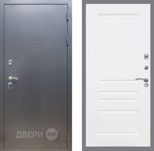 Входная металлическая Дверь Рекс (REX) 11 FL-243 Силк Сноу в Балашихе