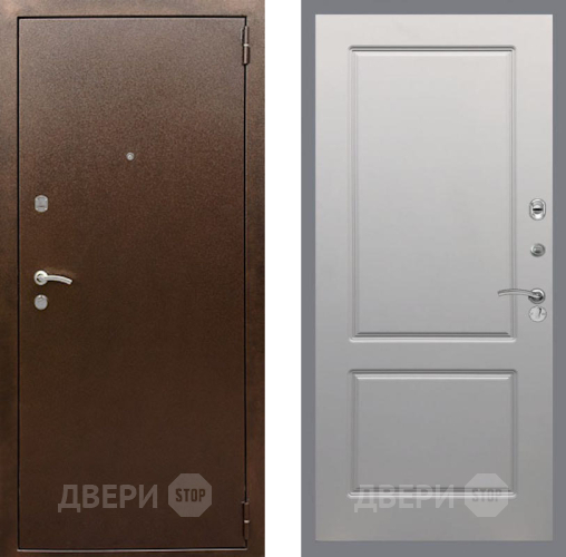 Входная металлическая Дверь Рекс (REX) 1А Медный Антик FL-117 Грей софт в Балашихе