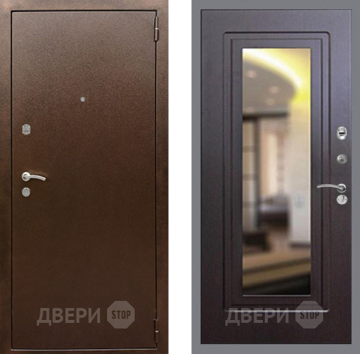 Входная металлическая Дверь Рекс (REX) 1А Медный Антик FLZ-120 Венге в Балашихе