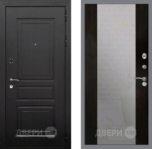 Входная металлическая Дверь Рекс (REX) 6 Венге СБ-16 Зеркало Венге в Балашихе