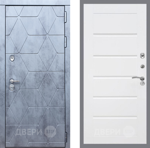 Входная металлическая Дверь Рекс (REX) 28 Сити Белый ясень в Балашихе