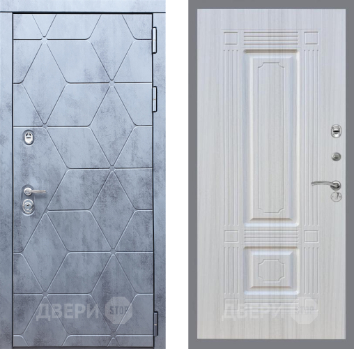 Входная металлическая Дверь Рекс (REX) 28 FL-2 Сандал белый в Балашихе