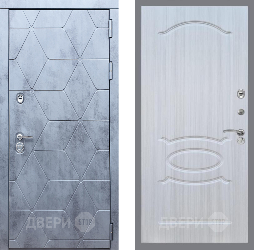 Входная металлическая Дверь Рекс (REX) 28 FL-128 Сандал белый в Балашихе
