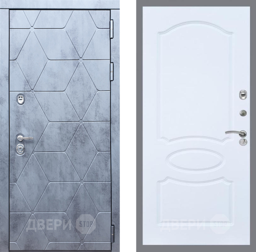 Входная металлическая Дверь Рекс (REX) 28 FL-128 Силк Сноу в Балашихе