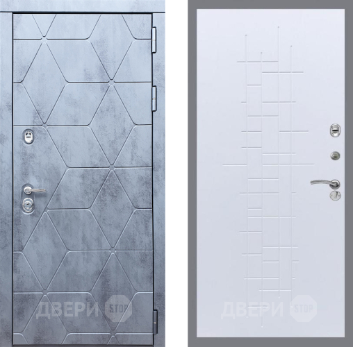 Входная металлическая Дверь Рекс (REX) 28 FL-289 Белый ясень в Балашихе