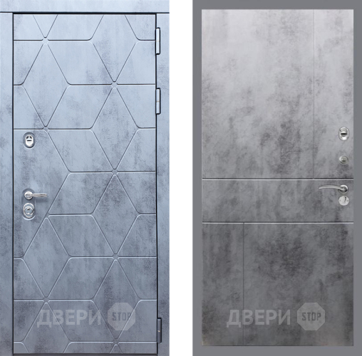 Входная металлическая Дверь Рекс (REX) 28 FL-290 Бетон темный в Балашихе