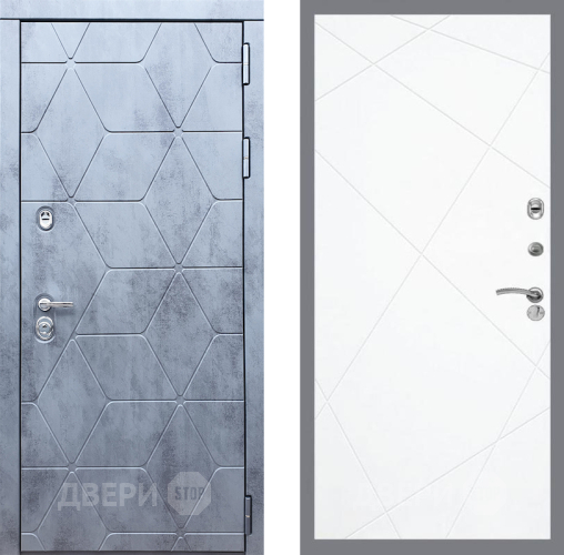 Входная металлическая Дверь Рекс (REX) 28 FL-291 Силк Сноу в Балашихе