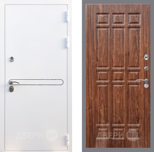 Входная металлическая Дверь Рекс (REX) 27 FL-33 орех тисненый в Балашихе