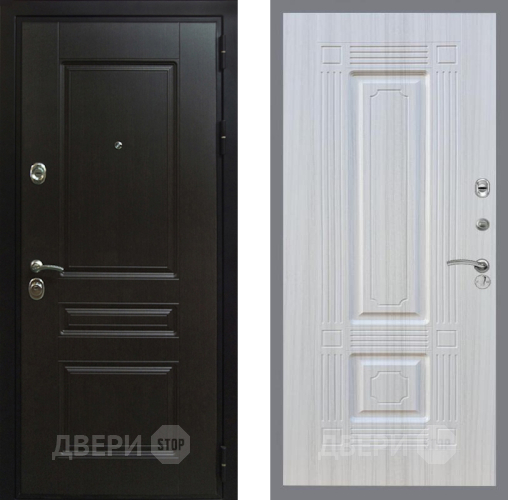 Входная металлическая Дверь Рекс (REX) Премиум-Н FL-2 Сандал белый в Балашихе