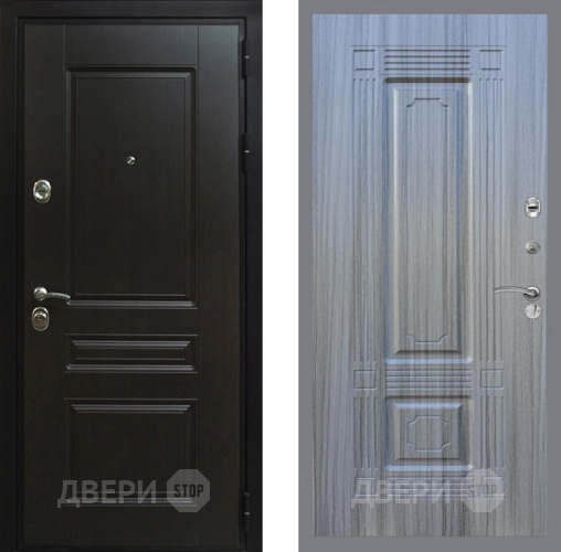 Входная металлическая Дверь Рекс (REX) Премиум-Н FL-2 Сандал грей в Балашихе