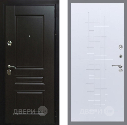 Входная металлическая Дверь Рекс (REX) Премиум-Н FL-289 Белый ясень в Балашихе