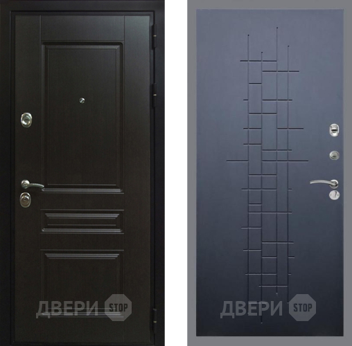 Входная металлическая Дверь Рекс (REX) Премиум-Н FL-289 Ясень черный в Балашихе