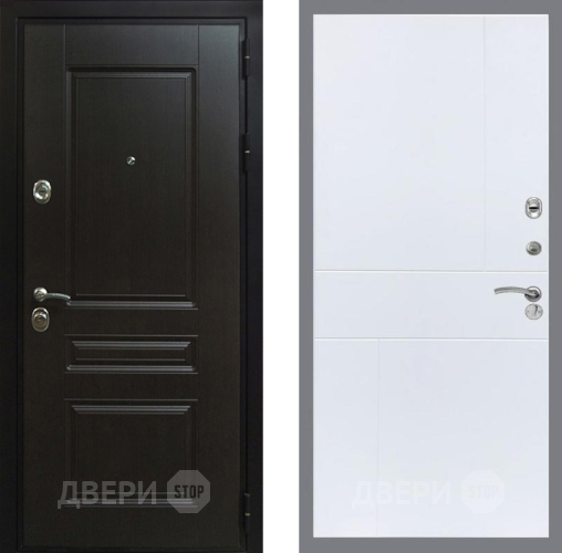 Входная металлическая Дверь Рекс (REX) Премиум-Н FL-290 Силк Сноу в Балашихе