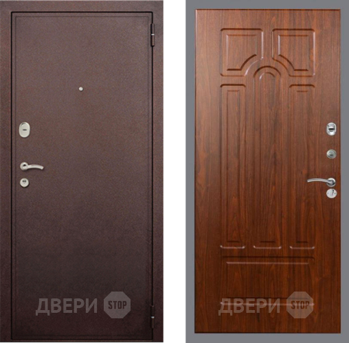 Входная металлическая Дверь Рекс (REX) 2 Медный Антик FL-58 Морёная берёза в Балашихе