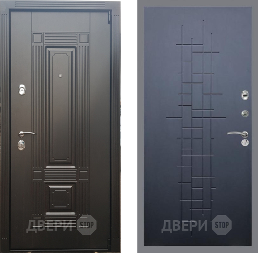 Входная металлическая Дверь Рекс (REX) 9 FL-289 Ясень черный в Балашихе