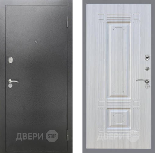 Дверь Рекс (REX) 2А Серебро Антик FL-2 Сандал белый в Балашихе