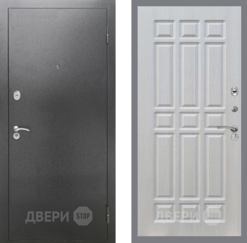 Дверь Рекс (REX) 2А Серебро Антик FL-33 Лиственница беж в Балашихе