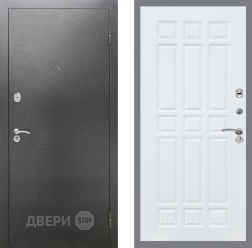 Дверь Рекс (REX) 2А Серебро Антик FL-33 Силк Сноу в Балашихе