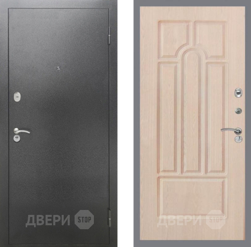 Дверь Рекс (REX) 2А Серебро Антик FL-58 Беленый дуб в Балашихе