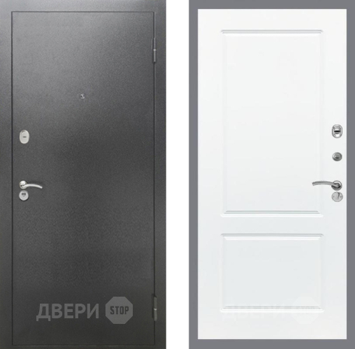 Дверь Рекс (REX) 2А Серебро Антик FL-117 Силк Сноу в Балашихе