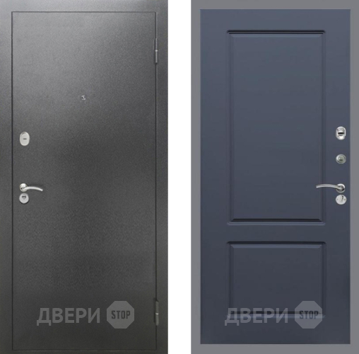 Дверь Рекс (REX) 2А Серебро Антик FL-117 Силк титан в Балашихе