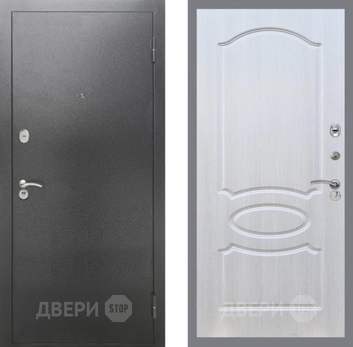 Входная металлическая Дверь Рекс (REX) 2А Серебро Антик FL-128 Лиственница беж в Балашихе