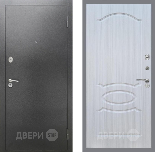 Дверь Рекс (REX) 2А Серебро Антик FL-128 Сандал белый в Балашихе