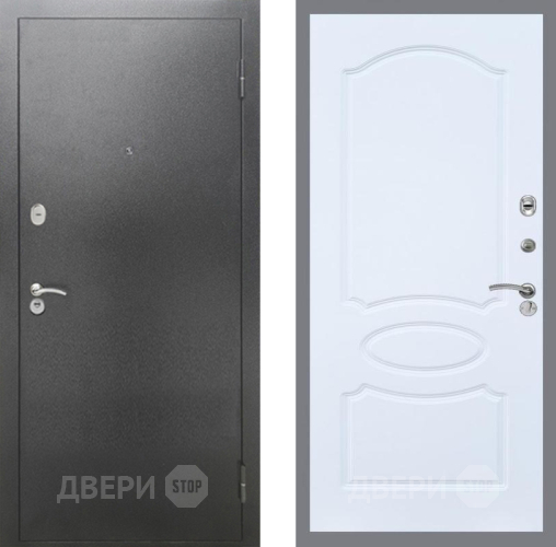 Дверь Рекс (REX) 2А Серебро Антик FL-128 Силк Сноу в Балашихе