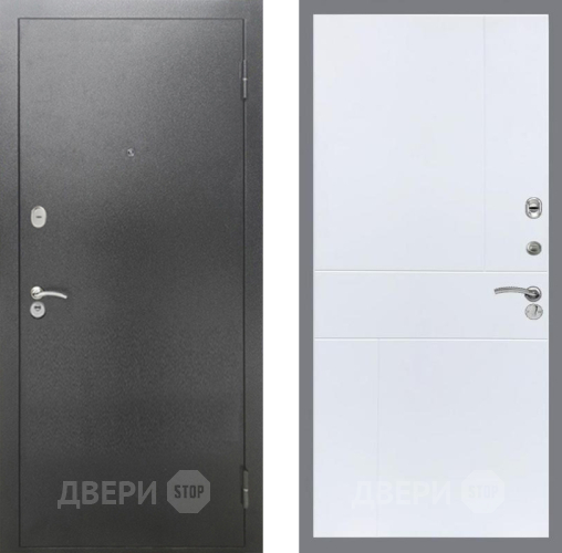 Дверь Рекс (REX) 2А Серебро Антик FL-290 Силк Сноу в Балашихе