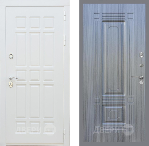 Входная металлическая Дверь Рекс (REX) 8 Силк Сноу FL-2 Сандал грей в Балашихе