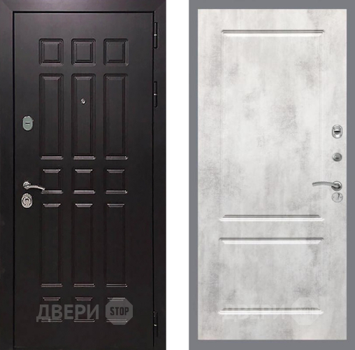 Входная металлическая Дверь Рекс (REX) 8 FL-117 Бетон светлый в Балашихе