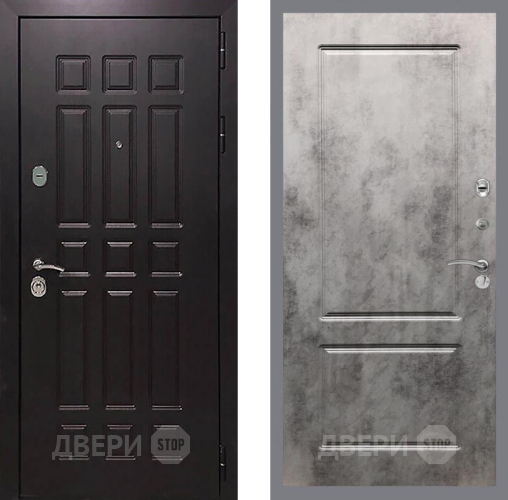 Входная металлическая Дверь Рекс (REX) 8 FL-117 Бетон темный в Балашихе