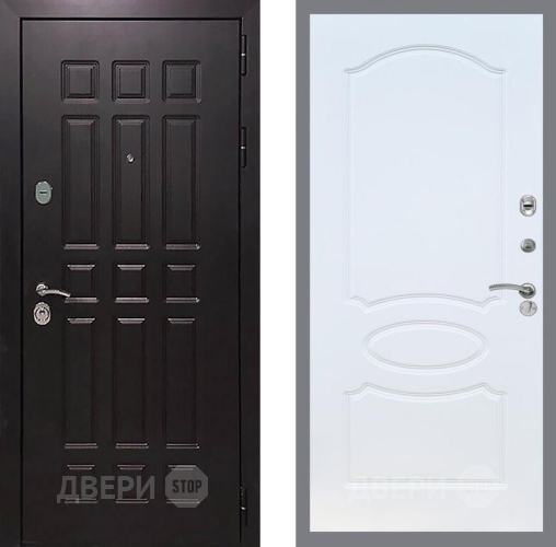 Входная металлическая Дверь Рекс (REX) 8 FL-128 Белый ясень в Балашихе