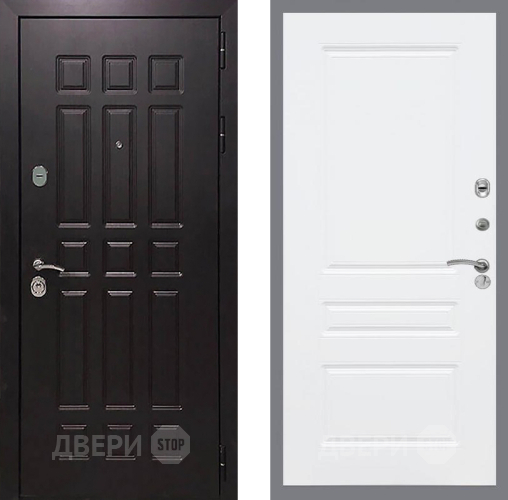 Входная металлическая Дверь Рекс (REX) 8 FL-243 Силк Сноу в Балашихе