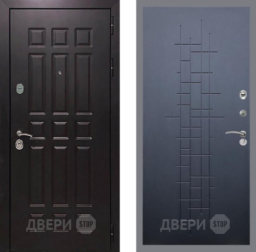 Входная металлическая Дверь Рекс (REX) 8 FL-289 Ясень черный в Балашихе