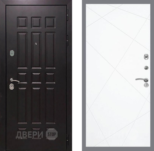 Входная металлическая Дверь Рекс (REX) 8 FL-291 Силк Сноу в Балашихе