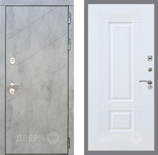 Входная металлическая Дверь Рекс (REX) 22 FL-2 Силк Сноу в Балашихе